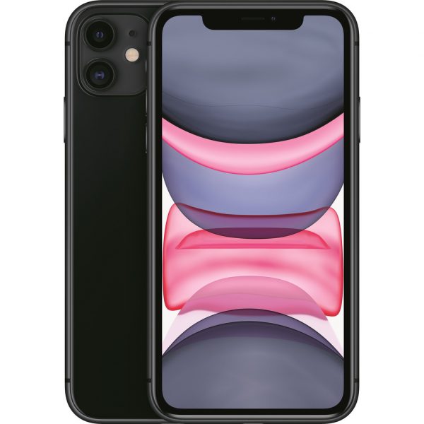 Apple iPhone 11 128 GB Zwart - Afbeelding 2